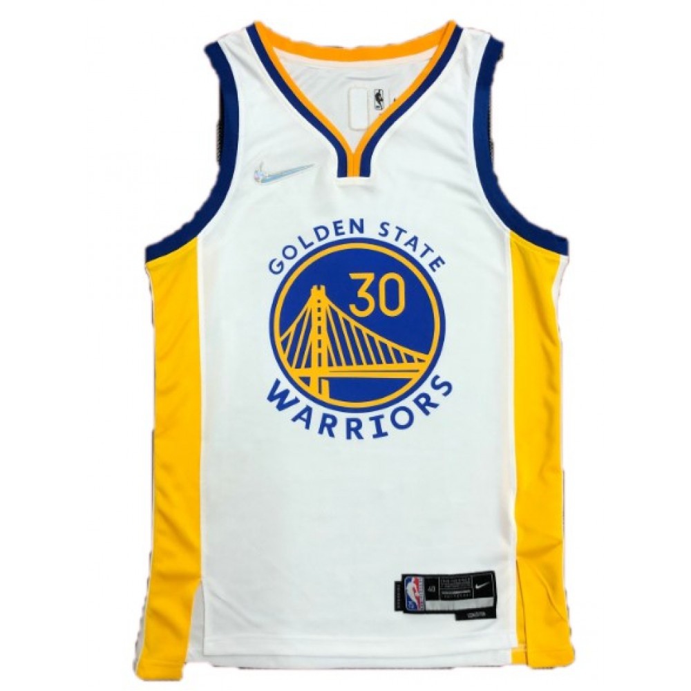 Men's Golden State Warriors Stephen Curry #30 White 2021/22 Swingman Jersey - Association Edition-Pro Kit Vault | Brand New 26/27 Sports Jerseys